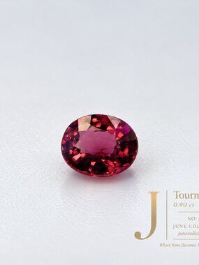 Tourmaline 0.90 Ct Oval Loose Gemstone Natural Raspberry Pink